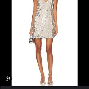 Sparkly silver dress